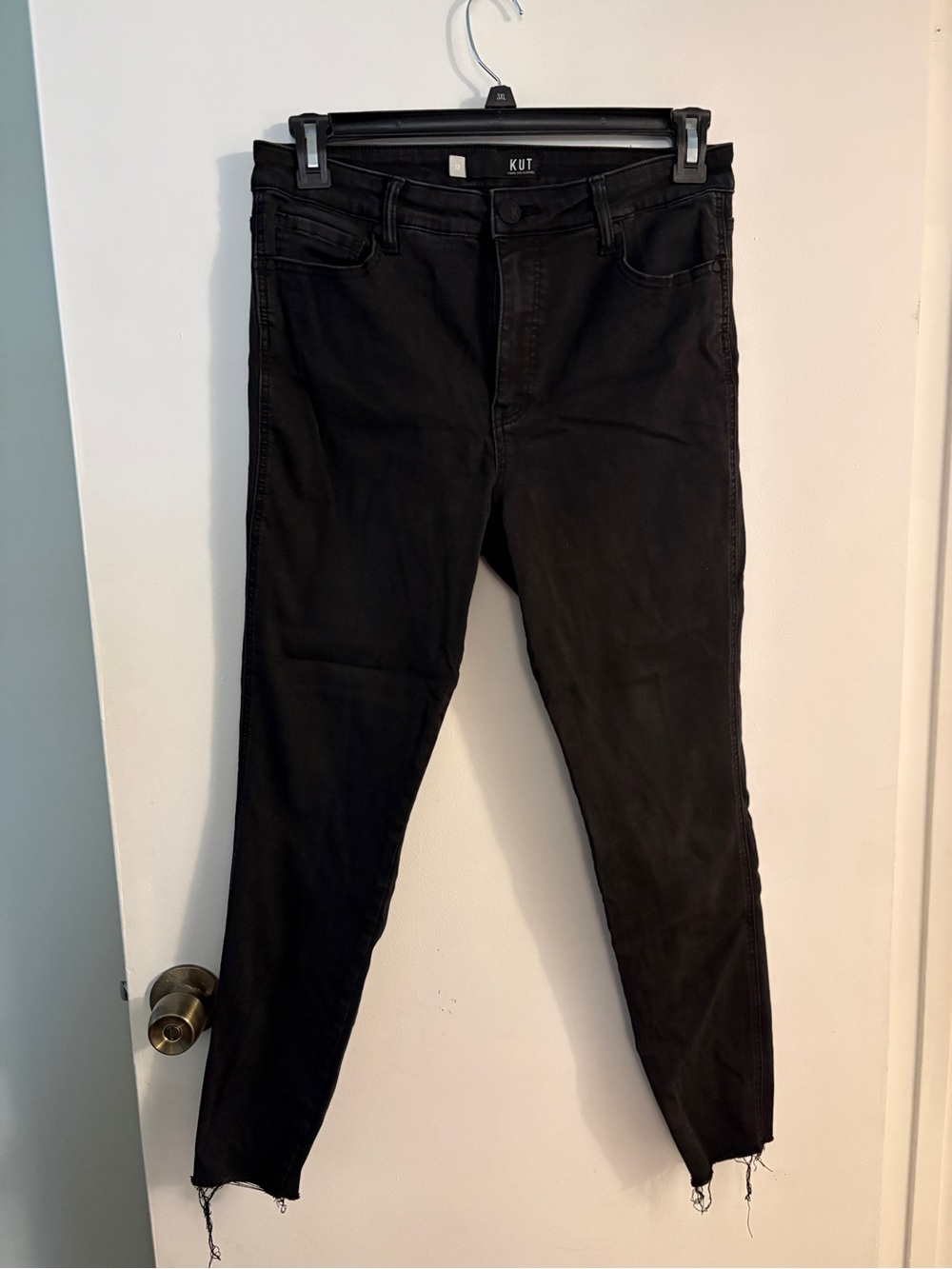 Kut from the Kloth Connie Black High-Rise Skinny Jeans